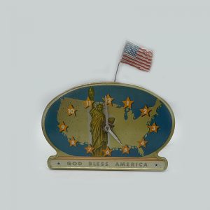 Statue of Liberty Clock - "God Bless America"