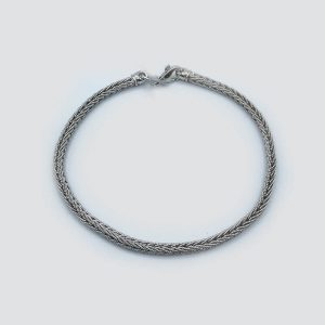 14k White Rope Bracelet