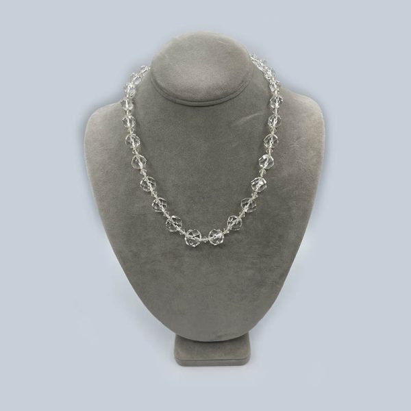 Antique Crystal Sterling Necklace
