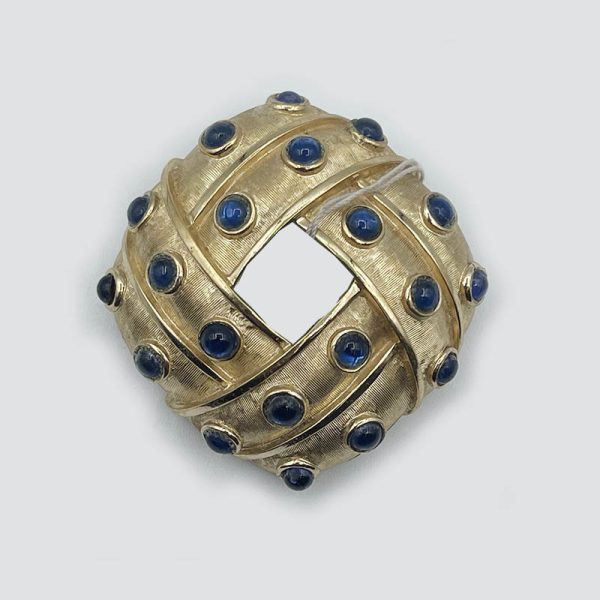 Collier plaqué or grosse maille fermoir boué