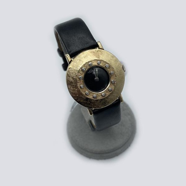 1950s “Le Coultre” Ladies Wristwatch - Bezel-Set Diamond Markers