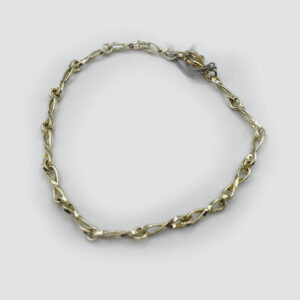 14k Yellow Gold Infinity Long Links Bracelet