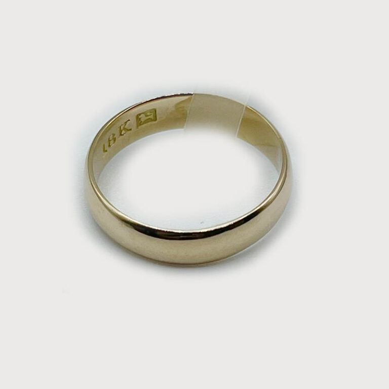 18kt Gold Thin Wedding Band