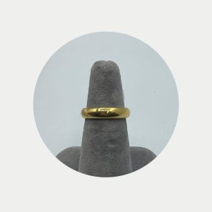 14K Yellow Gold Medium Wedding Band