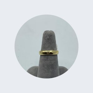 18K Yellow Gold Thin Wedding Band