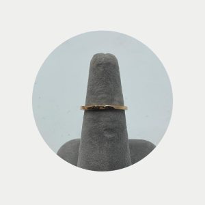 14K Yellow Gold Wedding Band Thick
