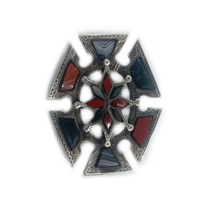Scottish Silver Antique Agate Brooch Pin