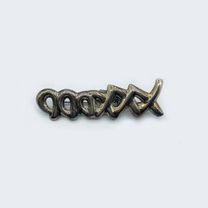 Silver Brooch OOOXXX