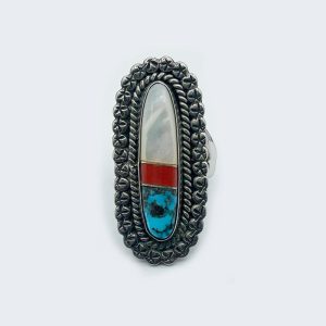 Tri Color Oval Ring