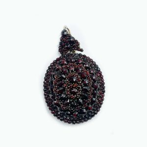 Antique Garnet Pendant - Locket